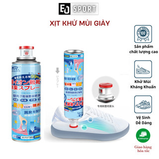 Bình Xịt Khử Mùi Hôi Chân Hôi Giày Dép Nano Bạc Khử Khuẩn Thơm Mát Khô Nhanh Lưu Hương Thơm Lâu Dài 260ml - Eo.sportdz