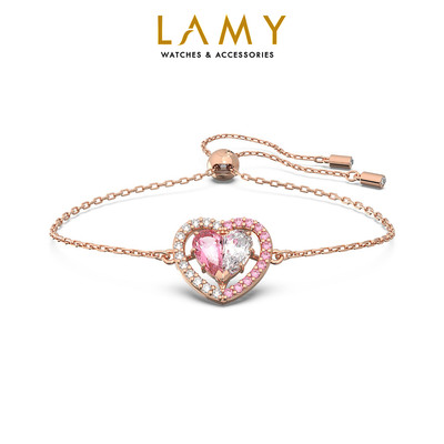 Vòng tay nữ LAMY Heart Bracelet Rose Gold 2204 - Vòng tay bạch kim cao cấp