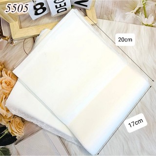 Giấy đốt ảo thuật màu trắng (17cm x 20cm) và size (20cm x 25cm) (set 5 tờ)