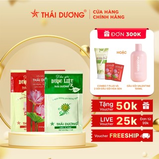 Dầu gội Thái Dương 3 Dây 10 gói Hương Hoa đào, hoa lá, hoa sen (1 gói x 5ml)