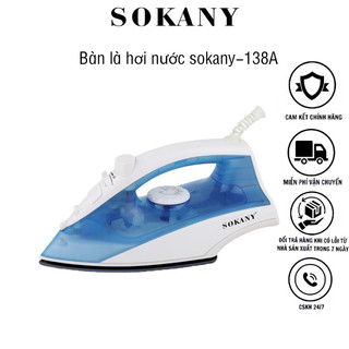 Bàn ủi bàn là hơi nước sokany 138a