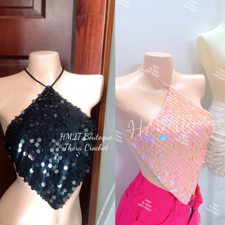 Áo yếm kim sa lấp lánh bling bling thủ công nhiều size