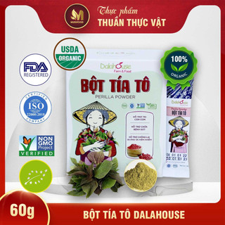 Bột Tía Tô Hữu Cơ Nguyên Chất Sấy Lạnh Dalahouse