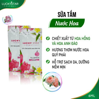 Sữa tắm hương nước hoa lucky star dây - 3 gói 6ml