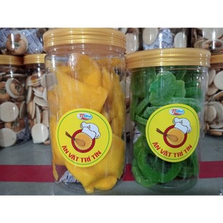 500g mứt xoài sấy dẻo, 500g kiwi sấy dẻo