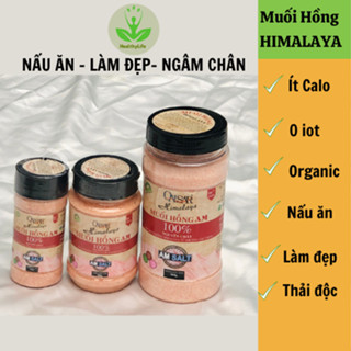 Muối hồng Himalaya Organic nhập khẩu Pakistan dùng làm gia vị nấu ăn, làm đẹp,thải độc  nhiều size - Siêu thị thực dưỡng