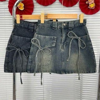 Chân váy jean bò nữ chữ a jeans cạp cao phong cách jeanshop_0603 06003190087