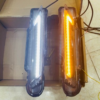 Bộ 2 đèn led calang xe Vios 2019 2020, led mý có xi nhan chạy đuổi cực chất