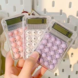 Máy tính cầm tay nhiều màu cute,máy tính điện tử cầm tay mini 8 chữ số họa tiết hoạt hình đáng yêu