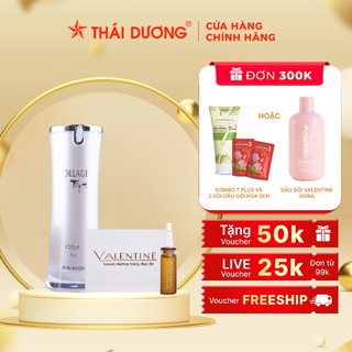 Bộ sản phẩm dưỡng da Serum Valentine 10ml & Kem dưỡng da Collagen Tây Thi 30g - Sao Thái Dương