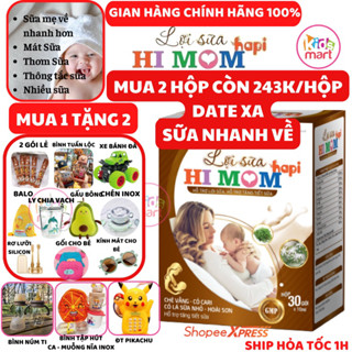 [❤️MUA 1 TẶNG 3❤️] Lợi sữa HI MOM HAPI ,nhiều sữa,mát sữa, thông tắc sữa, thơm sữa ngay lần đầu sử dụng