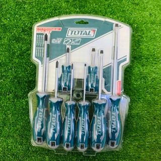 Bộ 8 tua vít total tht250608 – thiết kế hiện đại, chất liệu bền bỉ, đáp ứng mọi nhu cầu sửa chữa.
