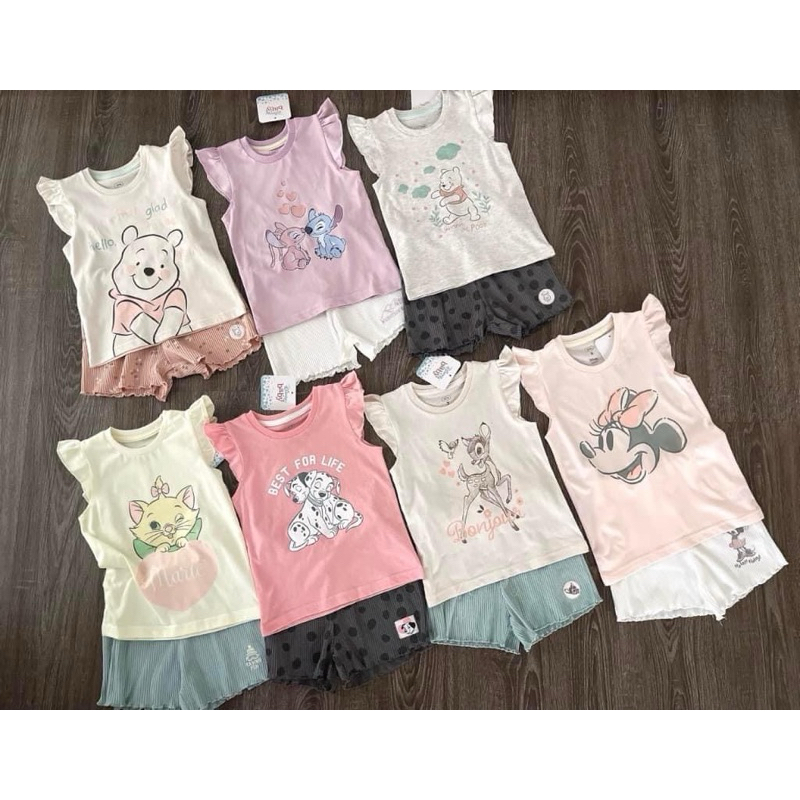set bộ cánh tiên muji bé gái
