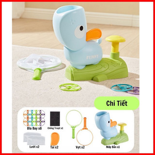 Đĩa Bay Tung Hứng Đồ Chơi Vận Động Cho Bé Hình Chú Vịt Ngộ Nghĩnh, Chất Liệu Nhựa ABS Cao Cấp