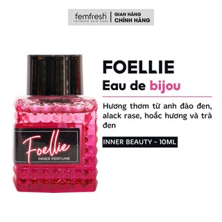 Nước hoa vùng kín FOELLIE Eau de NOIR inner perfume Cao Cấp Hàn Quốc, hương quyến rũ sang trọng 10ml