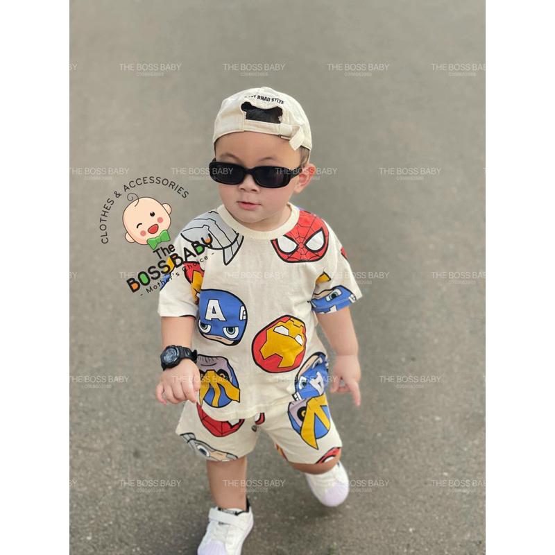 Bộ đùi siêu nhân marvel màu be bt