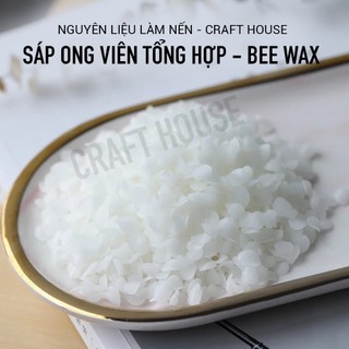  Sáp Ong Trắng Dạng Viên Beeswax Tổng Hợp Làm Nến Thơm Nến Trụ – Không Mùi 