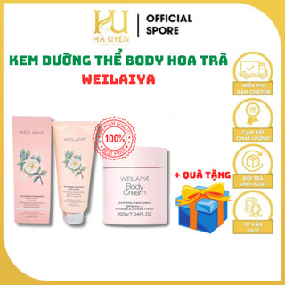 Sữa Dưỡng Thể Hoa Trà Body Lotion WEILAIYA, Cấp Ẩm & Nâng Tone Da Hiệu Qủa - 200ml/200gr [ Hà Uyên Naturanl Makeup ]