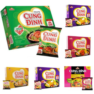  Mì Tôm Cung Đình Thùng 30 gói x 80g Đủ Vị 