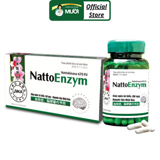 Viên uống NattoEnzym Hỗ trợ tuần hoàn máu não Dược Hậu Giang
