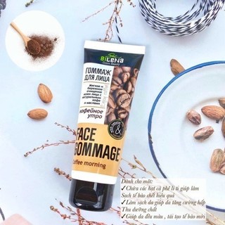 Tẩy Tế Bào Chết Da Mặt (75ml) Bilena Coffee