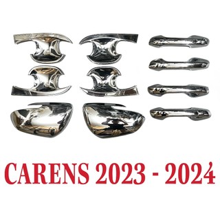 ỐP TAY HÕM CỬA, ỐP GƯƠNG KIA CAREN 2023, 2024, 2025 MẠ CROM