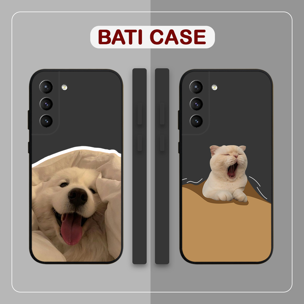 Ốp lưng Samsung Galaxy S21 FE 5G /S21 5G /S21 Plus 5G /S21+ 5G /S21 Ultra 5G hình chó mèo, cặp đôi đ