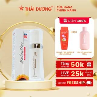 Kem Trắng Da Chống Nắng Valentine lọ 50g, Spf 30 và PA ++++ - Sao Thái Dương