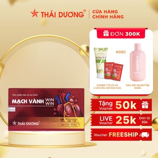 Viên uống hỗ trợ sức khỏe mạch vành Win Win - Sao Thái Dương hộp 30 / 90 viên
