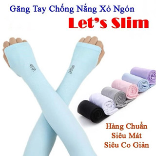 2  Đôi Ống Tay Chống Nắng, Co giãn thoáng mát, Găng Tay Chống Nắng Hàn Quốc Let's slim