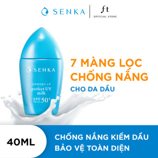 Kem chống nắng dạng sữa Senka Perfect UV Milk 40ml