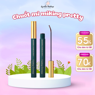 Mascara Mking Màu Đen/Nâu Siêu Mịn Chống Nước Không Lem, Nhòe Chuốt Dày, Dài Và Làm Cong Mi Tự Nhiên, Siêu Xinh UYNCHAN