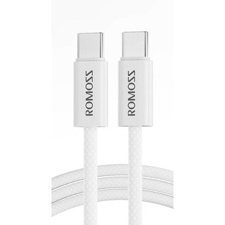 Dây sạc nhanh 2 cổng typec romoss chính hãng 1.2m