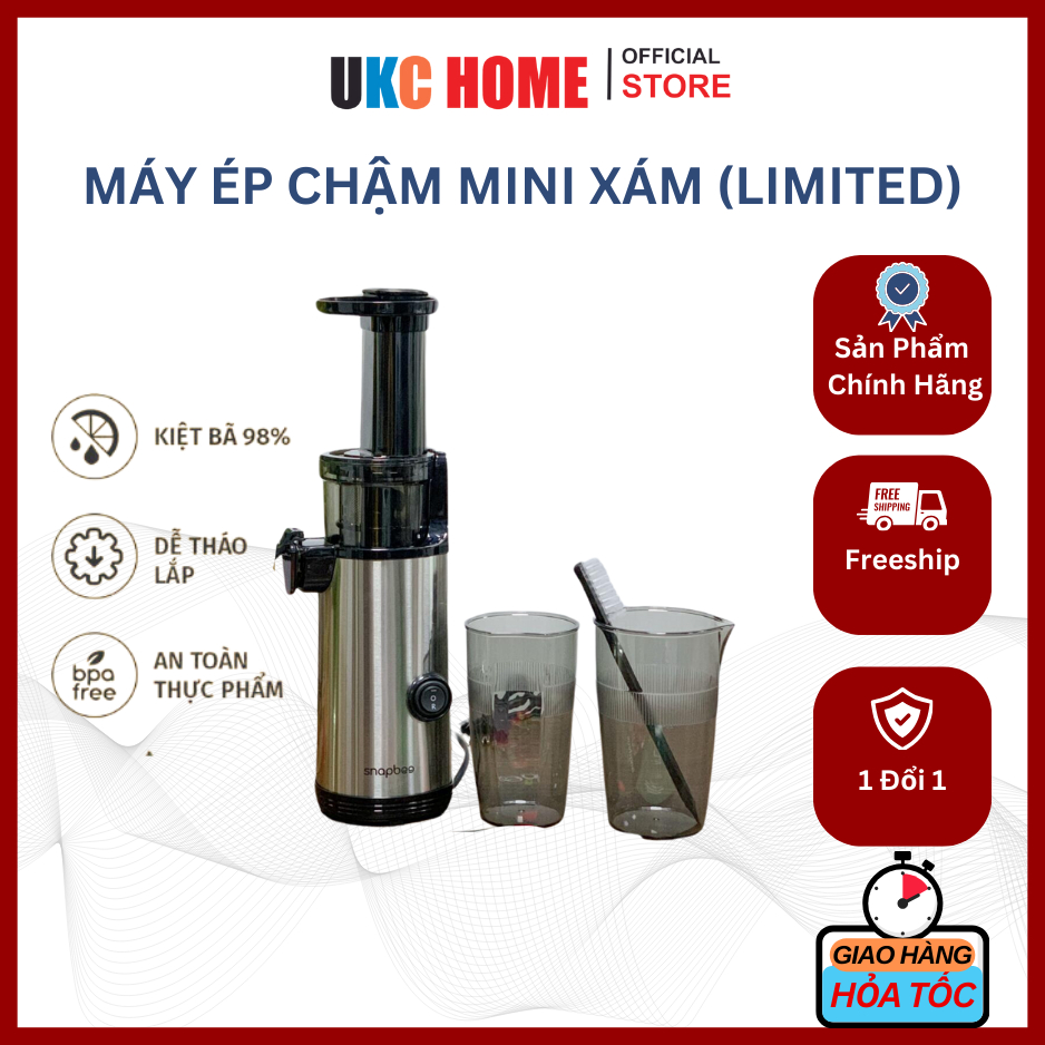 MÁY ÉP CHẬM MINI (202-VN) - SNAPBEE Xám (Limited)