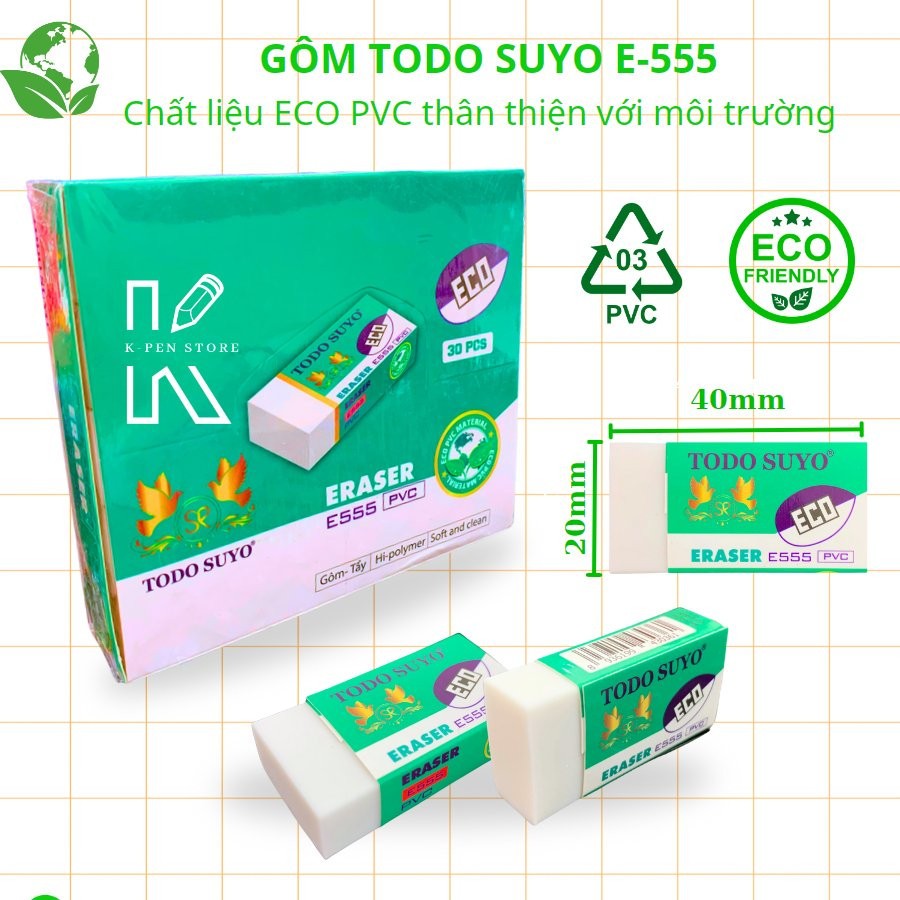 Combo 2 Viên TẨY GSTAR Eco Soft&Clean Gstar E-555