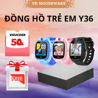 Đồng Hồ Thông Minh Trẻ Em gọi video Y31, Y36 Bản 2024 Hỗ Trợ Kháng Nước, Nghe Gọi video, Định Vị. Lắp Sim, Chụp ảnh