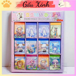 Tập 24 hình sticker dán to 12 chòm sao cung hoàng đạo