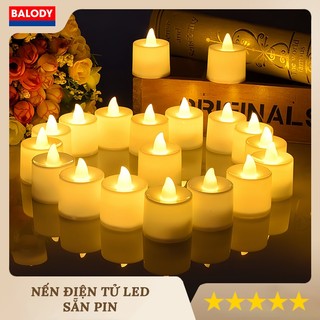 Nến điện tử led mini kèm sẵn pin trang trí sinh nhật