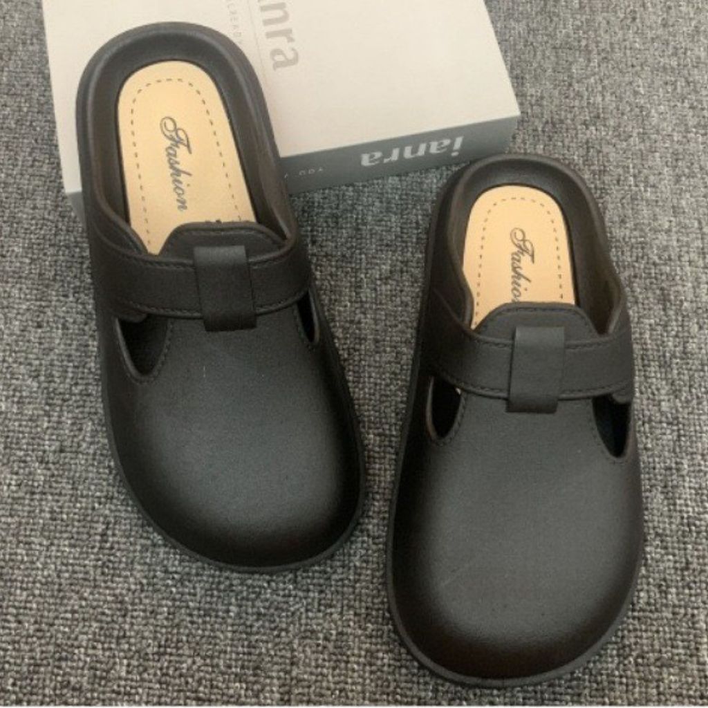 Dép Cross Lười Nữ Màu Trơn Fashion, Sục Lười Đế Thấp 3cm Dáng Đẹp Size 36-41