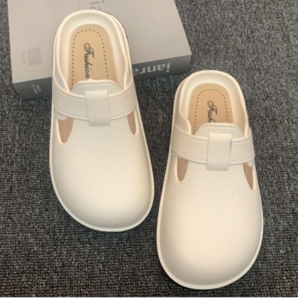 Dép Cross Lười Nữ Màu Trơn Fashion, Sục Lười Đế Thấp 3cm Dáng Đẹp Size 36-41