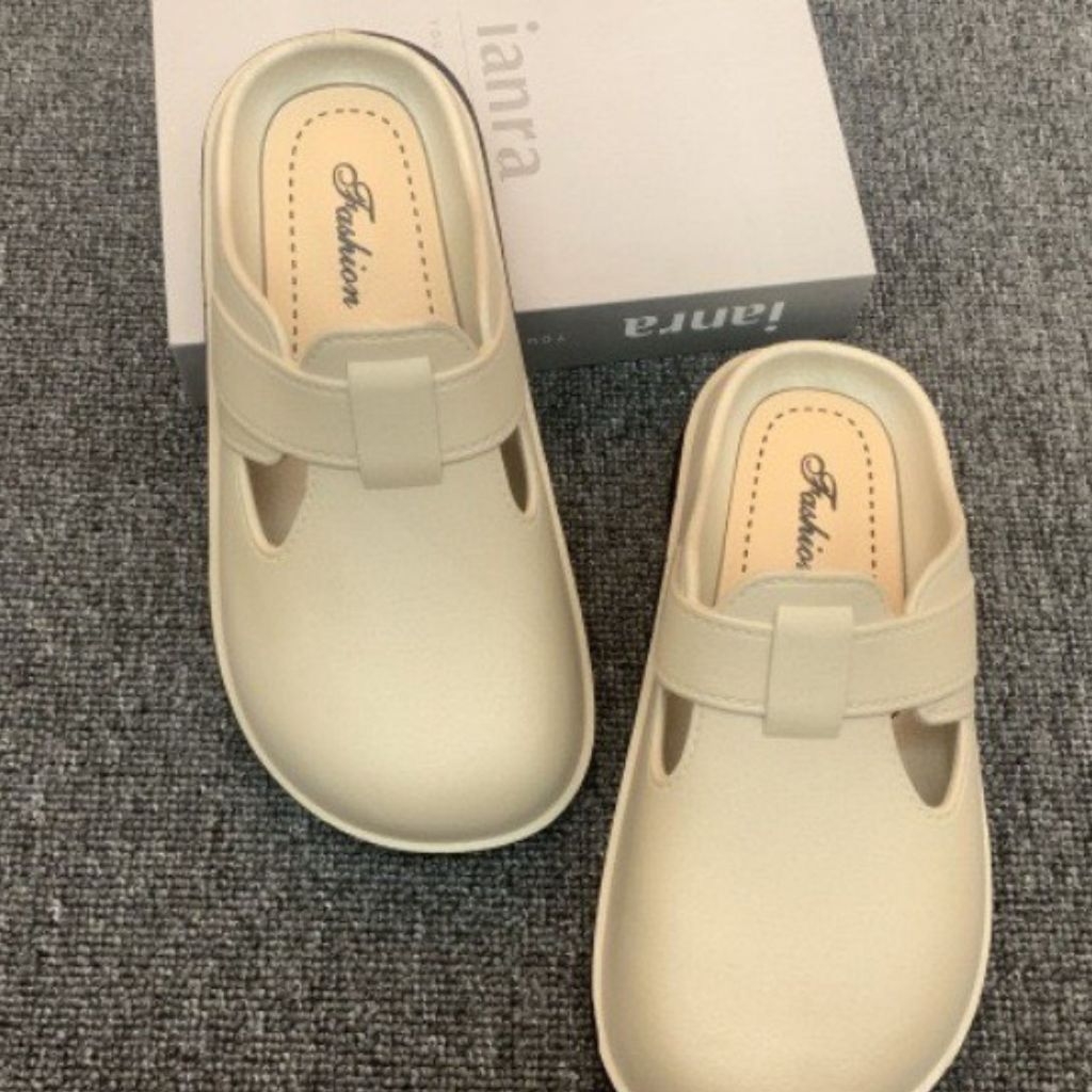 Dép Cross Lười Nữ Màu Trơn Fashion, Sục Lười Đế Thấp 3cm Dáng Đẹp Size 36-41