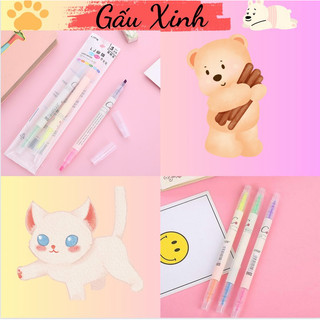 Túi 3 Bút Dạ Đánh Dấu 2 Đầu CY