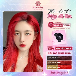 Thuốc nhuộm tóc, thuốc nhuộm màu ĐỎ LỬA Molokai siêu dưỡng - Pretty Valley Hair