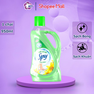Nước lau sàn SPY màu Xanh 950ml hương thư giãn, thiên nhiên