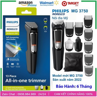 [Sale giá sỉ] Tông Đơ Philips Norelco MG3750 Multigroom 3000, MG5910 đa năng, cắt tóc, cạo râu, lông mũi, tai