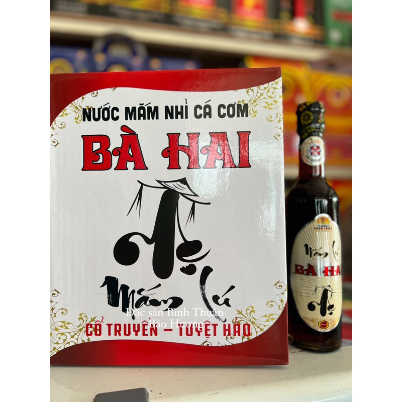 NƯỚC MẮM LÚ BÀ HAI - PHAN THIẾT ( Thùng 6 chai x 330 ml )