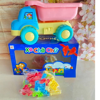 Đồ chơi xe oto chở chữ - Hàng KM sữa