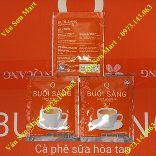 03 gói nhỏ 20g cà phê sữa buổi sáng trần quang
