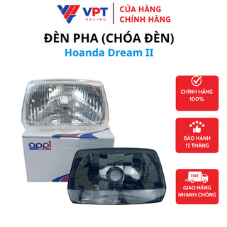 Đèn pha trước honda dream ii / ex5 - 3 màu - chính hãng appi - malay