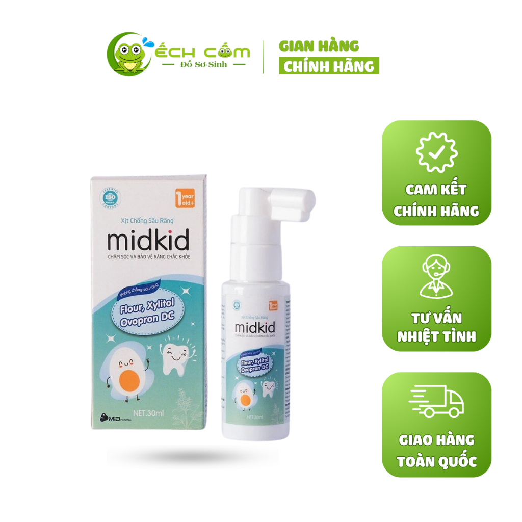 Xịt chống sâu răng Midkid 30ml